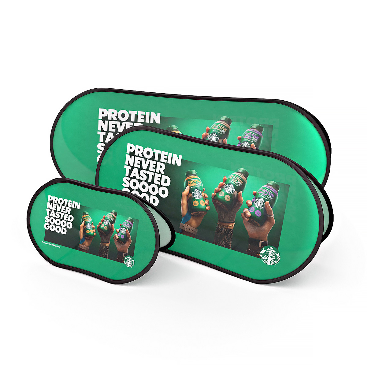Oval Pop Out Banners Is Available in Three Sizes
