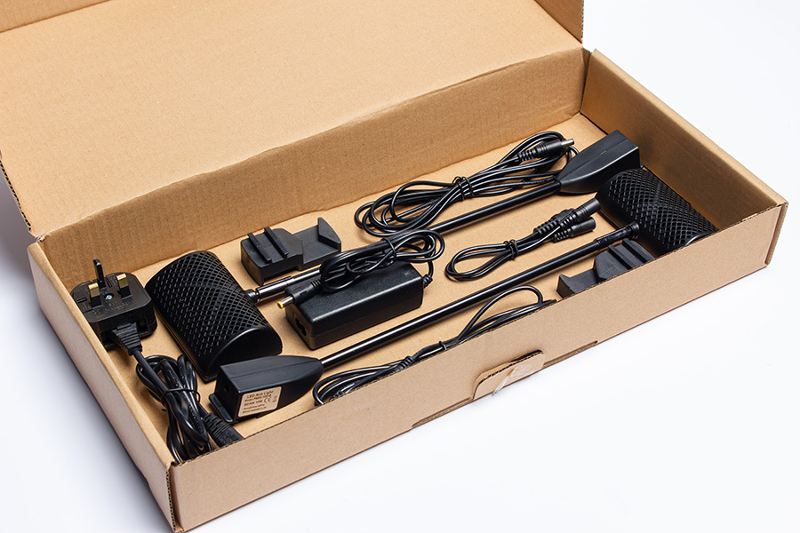 LED Lighting Kit Supplied in Box - Kit Includes 2x LED Lights, 1x Driver with Linking Cables