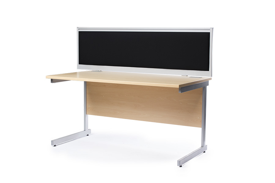 Desk Screen with Single Tool Rail