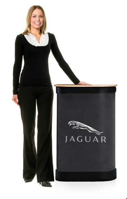Printed Graphic Wrap For Pop Up Stand Zeus Podium Case