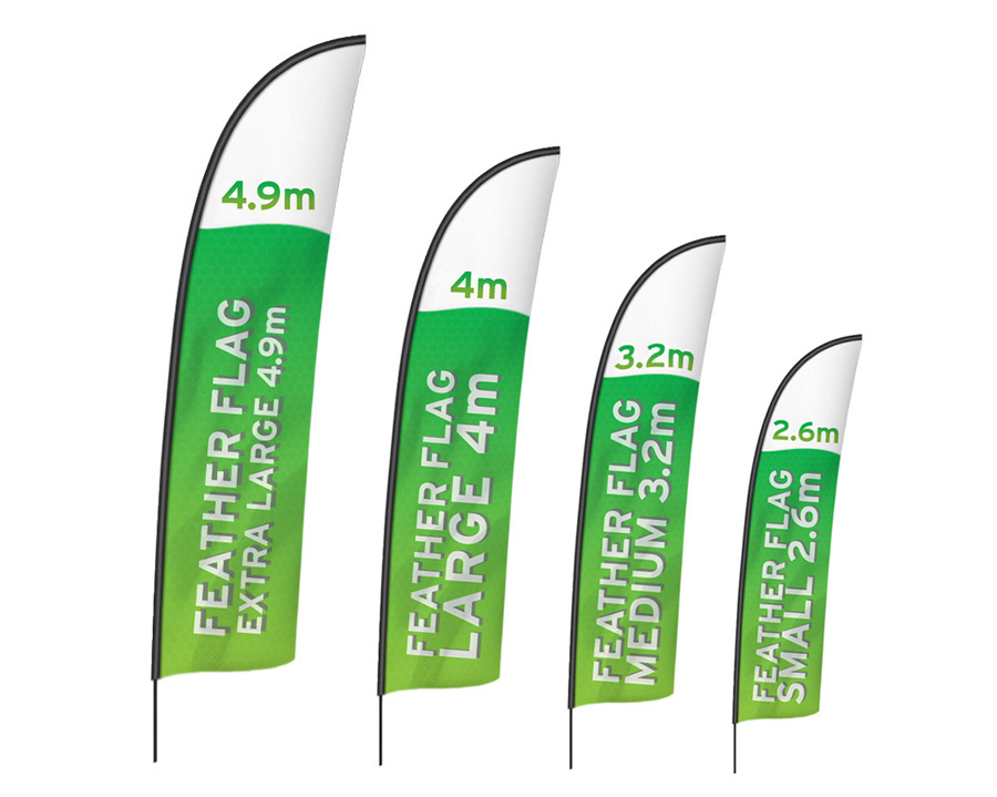 Feather Flag and Pole Only - All Sizes