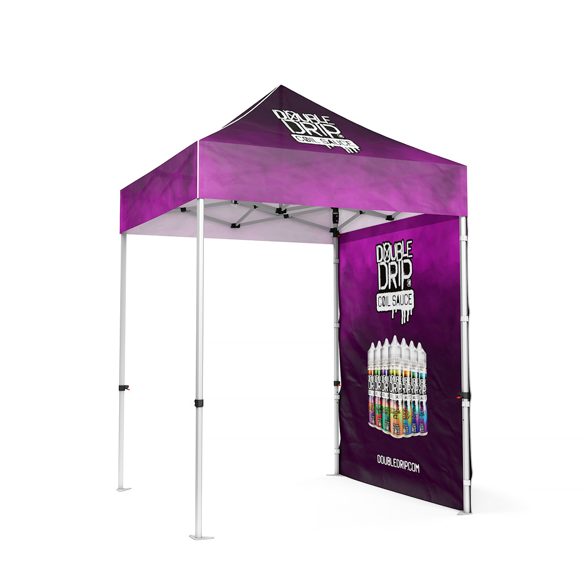 2x2 Custom Branded Event Tent With Side Wall
