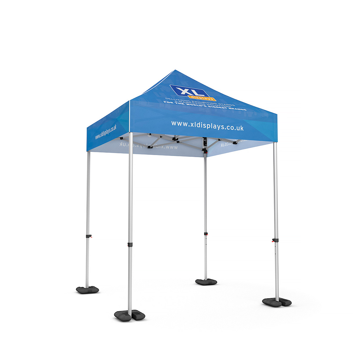 RHINO® 2x2 Promotional Tent Gazebo With 4x Gazebo Weights (Recommended)