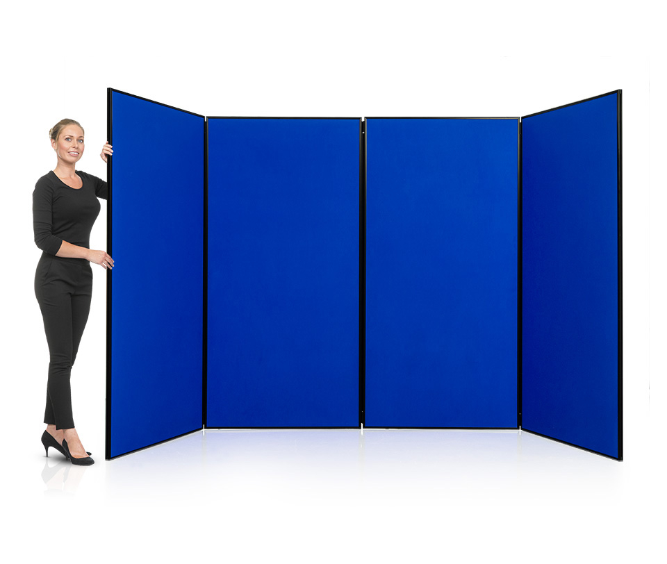 Jumbo Display Board System with 4 Large Folding Panels