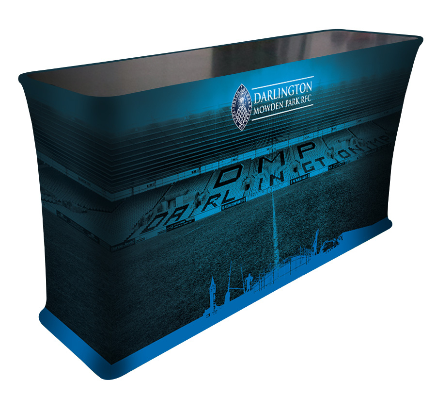 Formulate Large Rectangle Fabric Display Counter