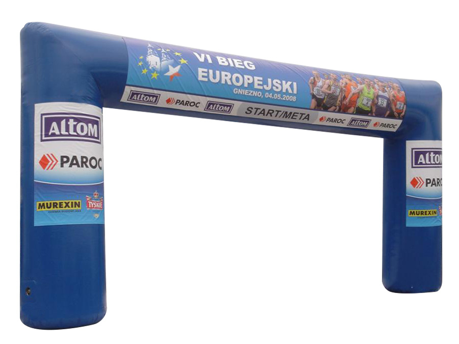 Velcro Graphics Are a Cost Effective Solution For Adding Branding To Your Plain Inflatable Arch