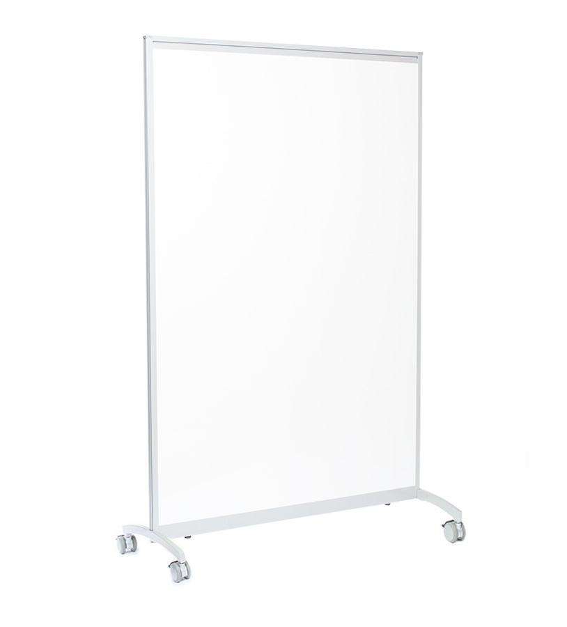 Mobile Whiteboard on Wheels - Choose Magnetic or Non-Magnetic Surface