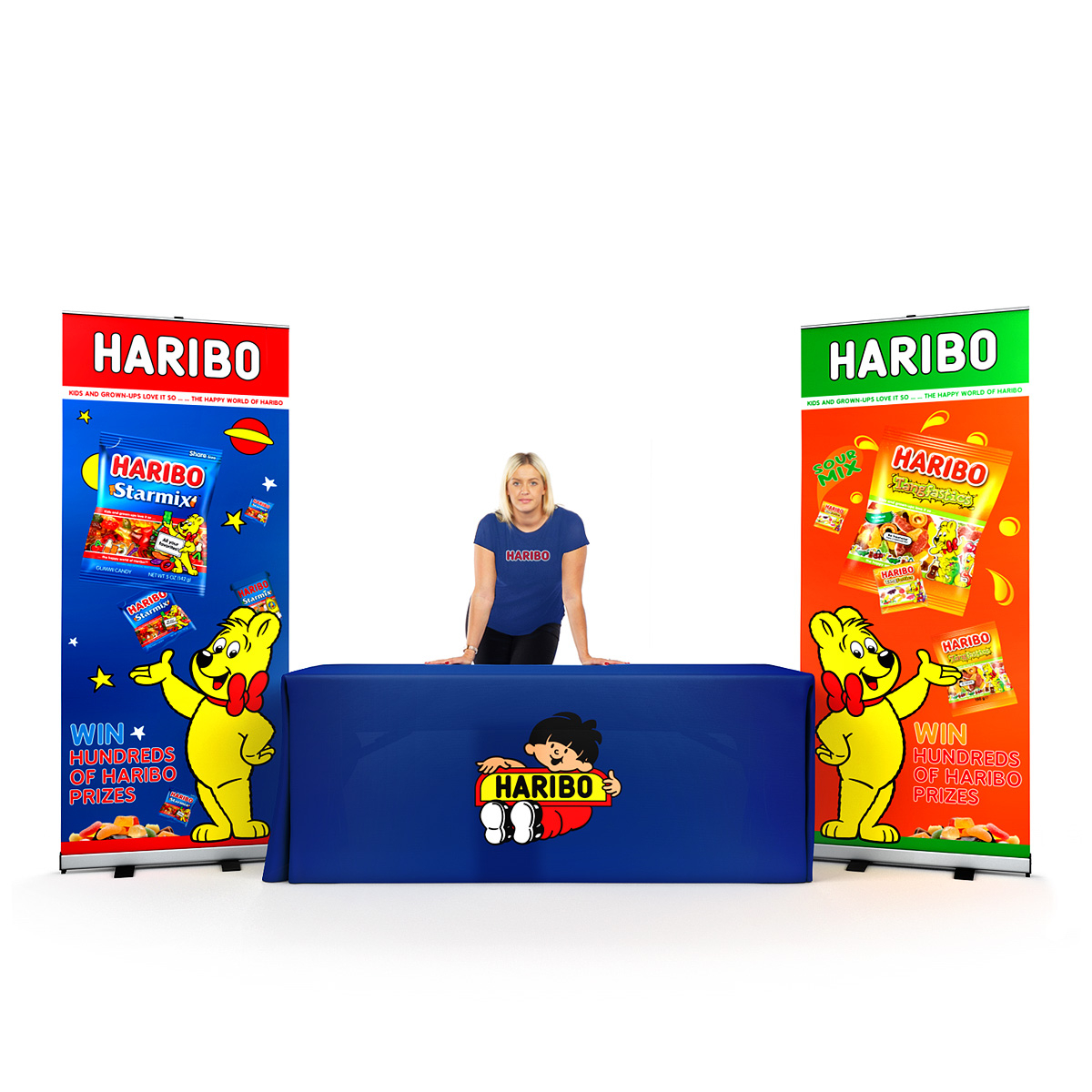 Exhibition Tablecloth & Folding Table Exhibition Bundle