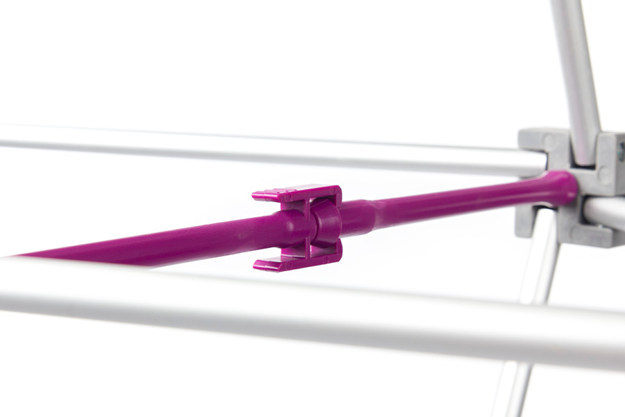 SEG Fabric Exhibition Stand Clips Close Up