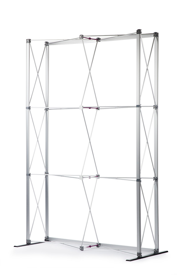 SEG Fabric Exhibition Stand Frame Without Graphics (3x2 Frame Shown)