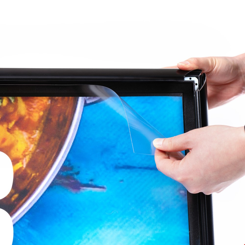 SIDEWALKER® Outside Shop Swing Sign Board Is Supplied With Two Protective Poster Covers
