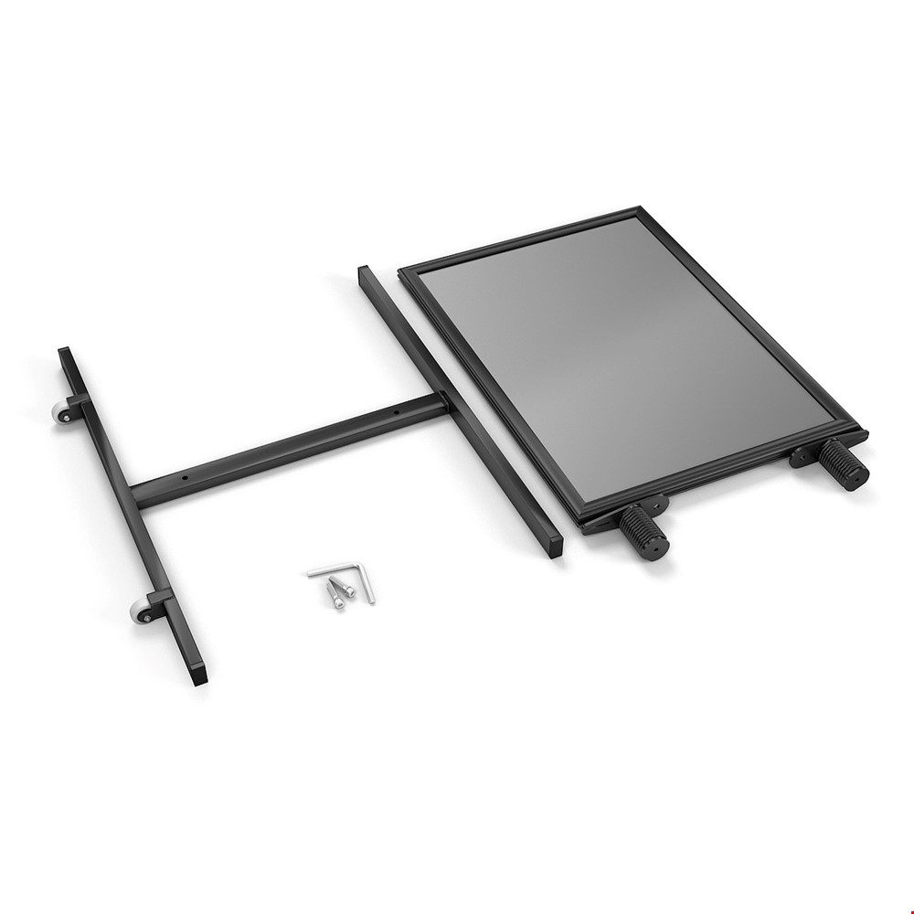SIDEWALKER® Outside Shop Swing Sign Board Disassembled