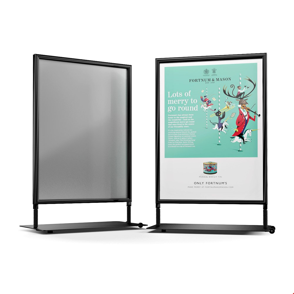 SIDEWALKER® Rolling Pavement Board A0 - Highly Portable And Easy To Move into Position