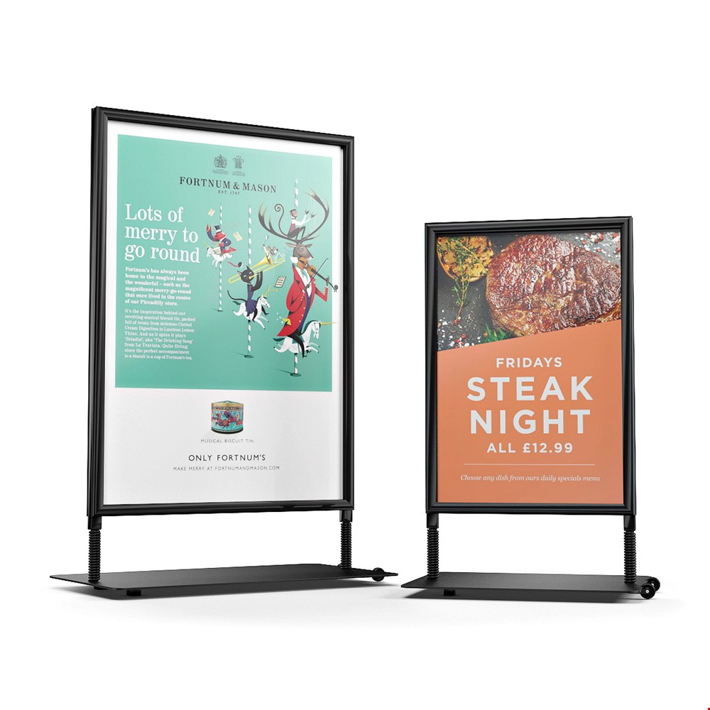 SIDEWALKER® Rolling Pavement Outdoor Signage Board