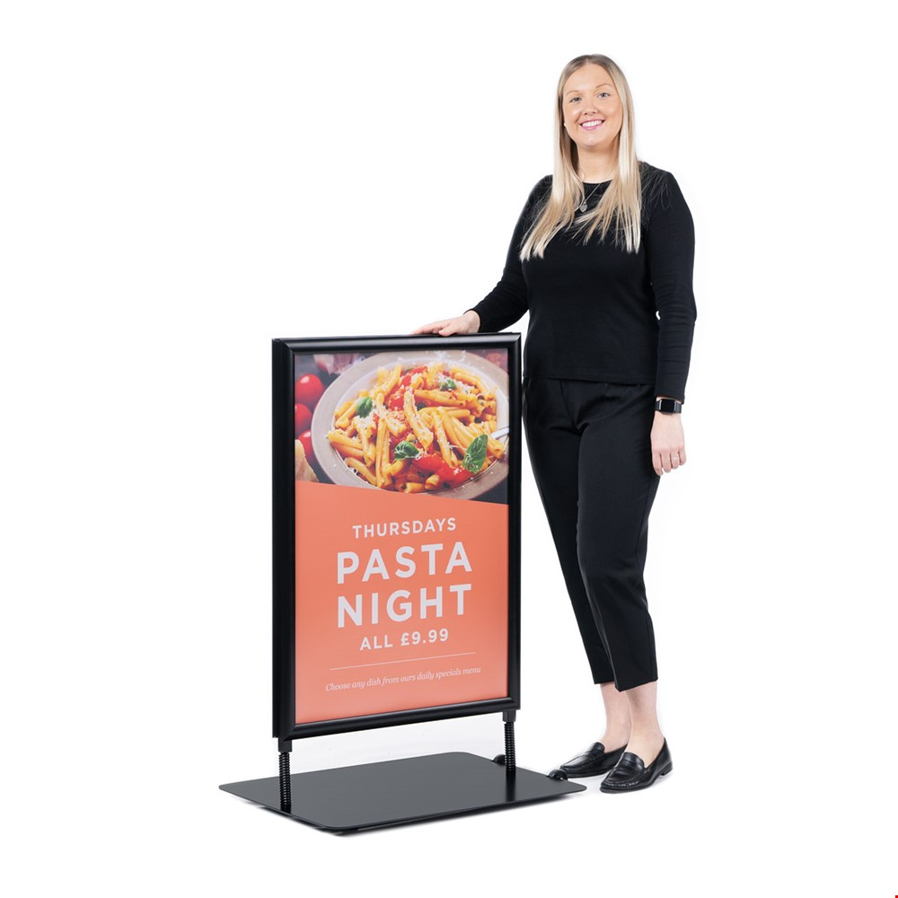 SIDEWALKER® Rolling Pavement Signboard A1 With Model