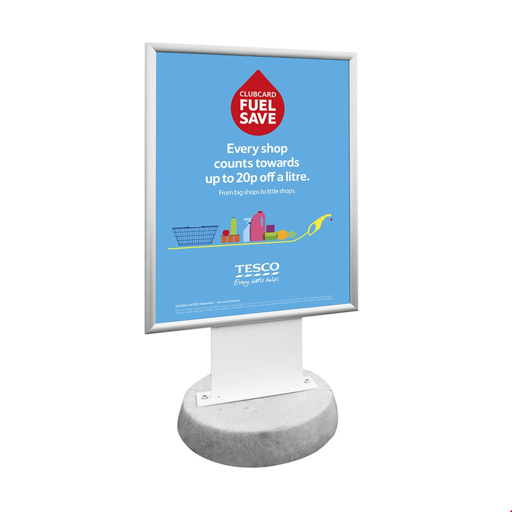 SIROCCO Double Sided Poster Display Board With 40 x 30 Poster Display Area