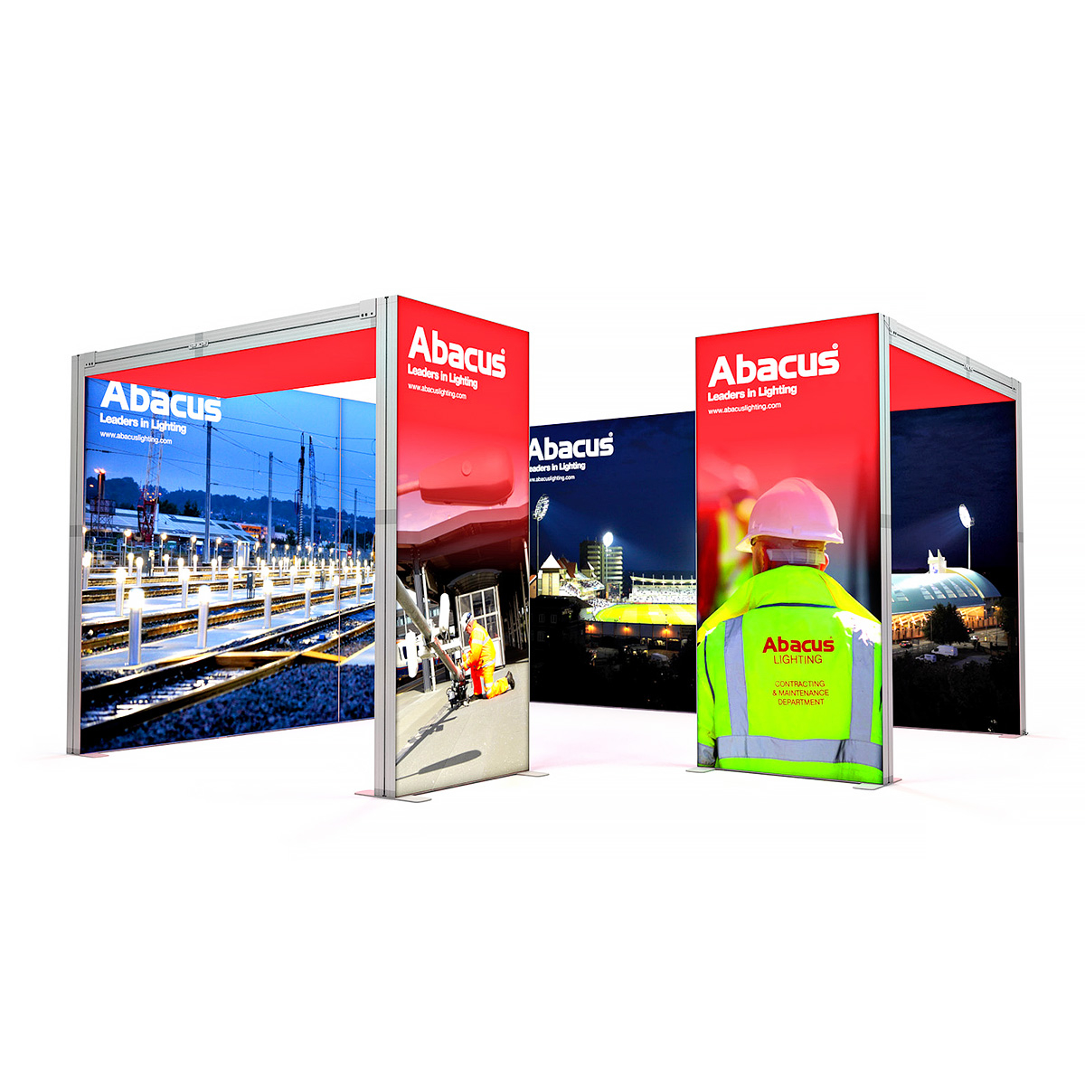 SKYBRIDGE<sup>®</sup> Exhibition Stand LED Lightbox Ceiling Arches 4.5m x 4.5m