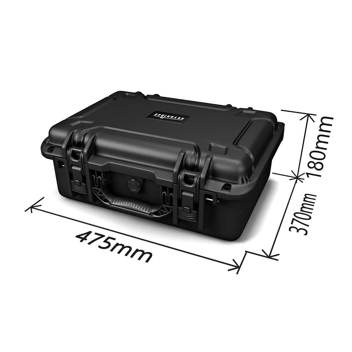 SKYBRIDGE® Lightbox Bridge Kit Accessory Flight Case Size Dimensions.
