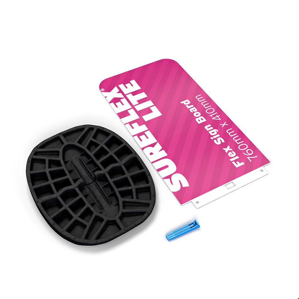 SUREFLEX® LITE Pavement Sign Board Disassembled For Simple Self-Assembly