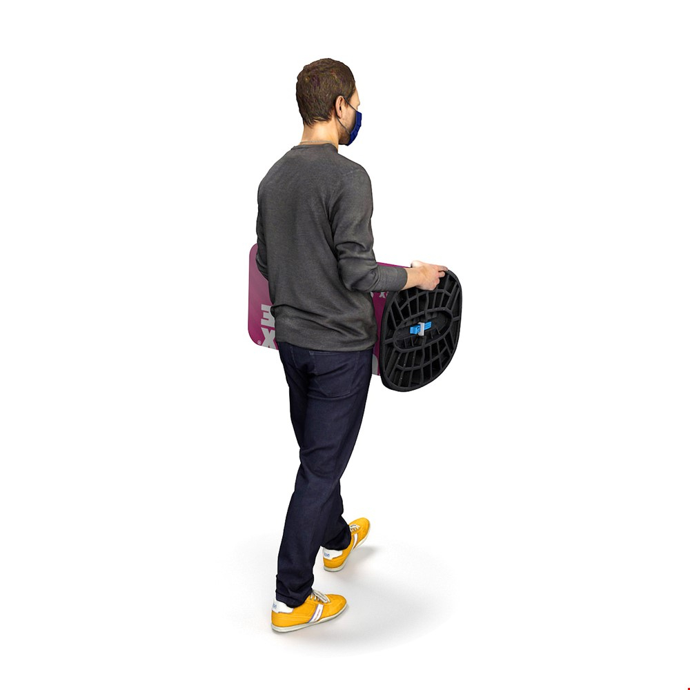 SUREFLEX® LITE Pavement Sign Board Portable How To Move