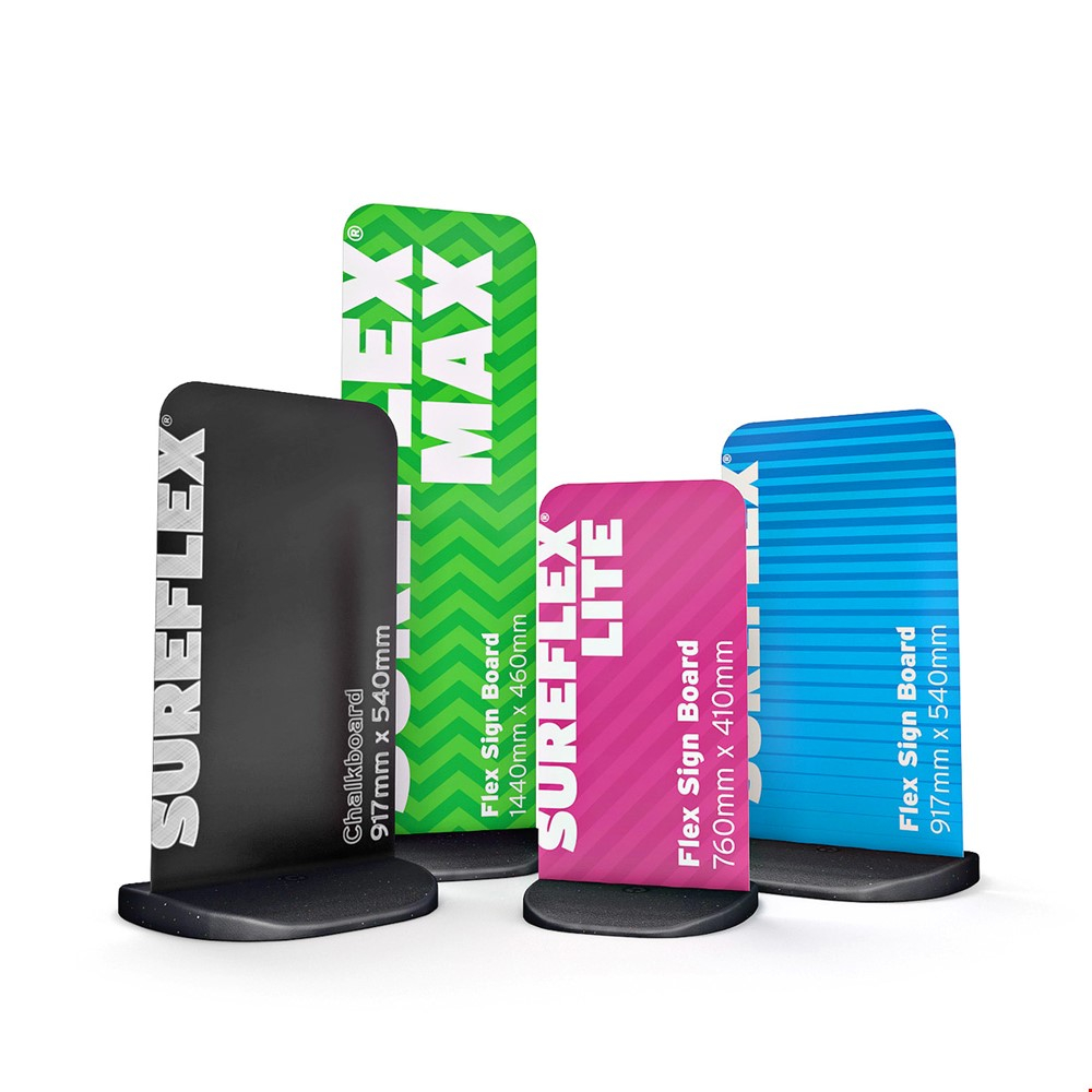 SUREFLEX® Pavement Sign Flex Boards Complete Range