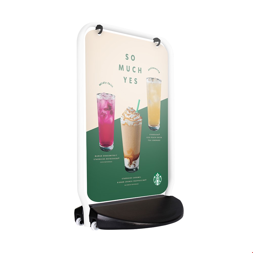 SWINGER MAX Large Pavement Forecourt Swing Sign - Extra Large Advertising Sign With Optional Double Sided Print