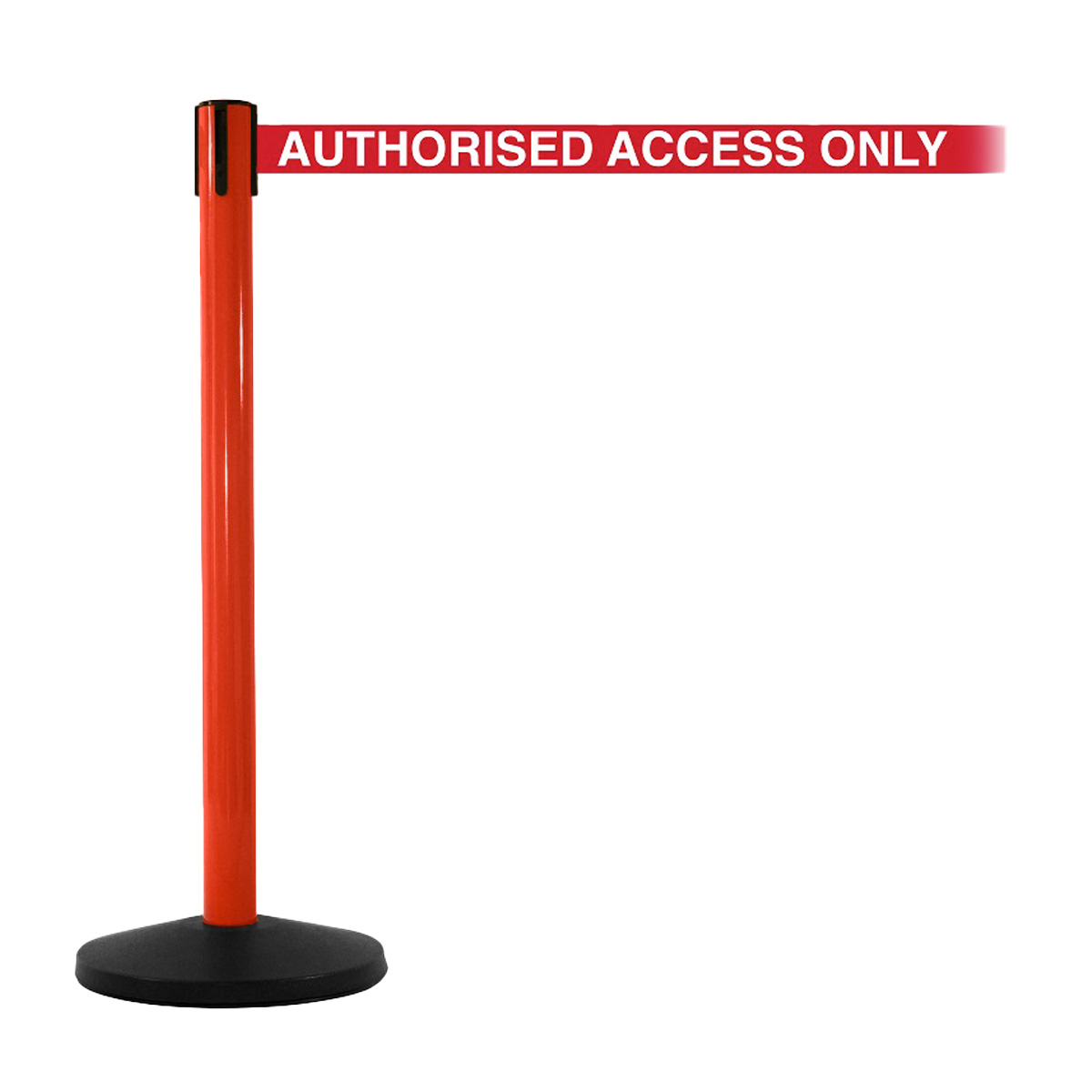 SafetyMaster High Visibility Safety Barriers With Pre-Printed Safety Messages