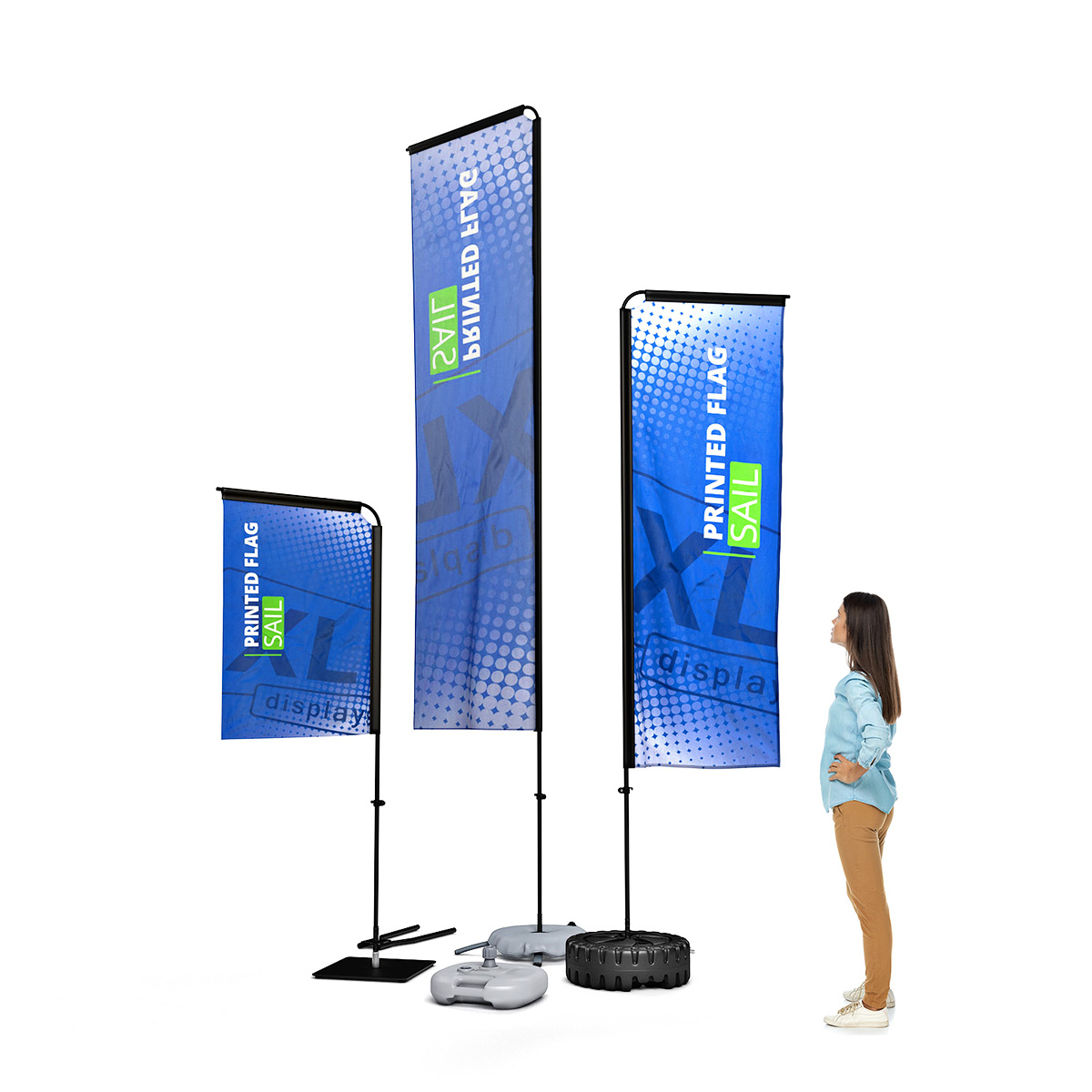 Custom Branded Sail Flag Banners