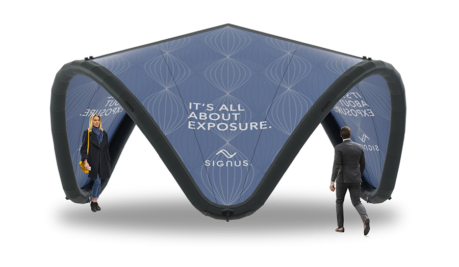 Fully Customised Signus ONE Brand Pavilion For Maximum Marketing Potential