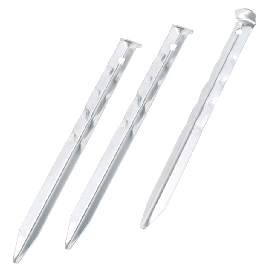 Set of 3 Iron Anchoring Tent Pags