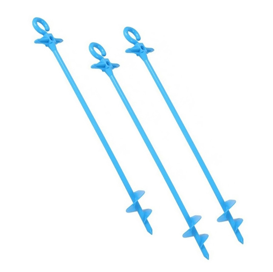 Set of 3 Anchoring Screws For Use on Sand or Snow