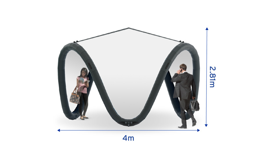 Signus ONE Unbranded Inflatable Pavilion 4m 