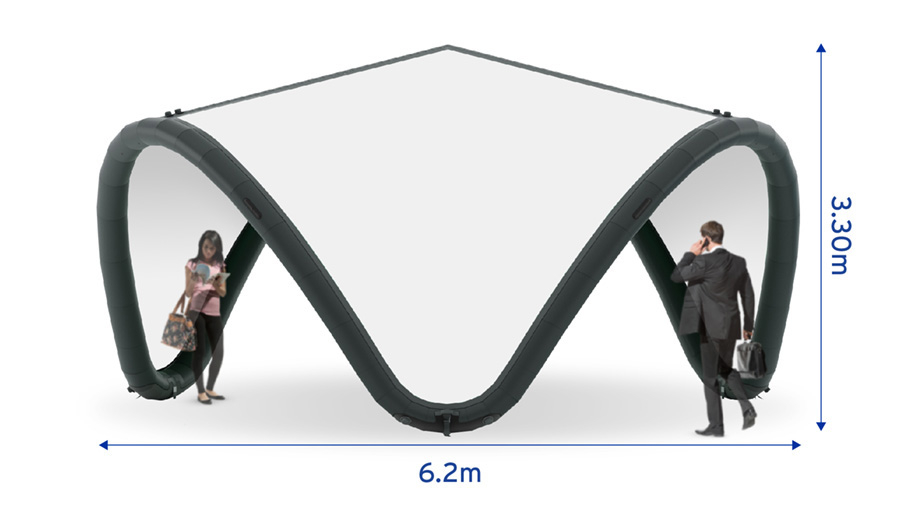 Signus ONE Unbranded Inflatable Pavilion 6m