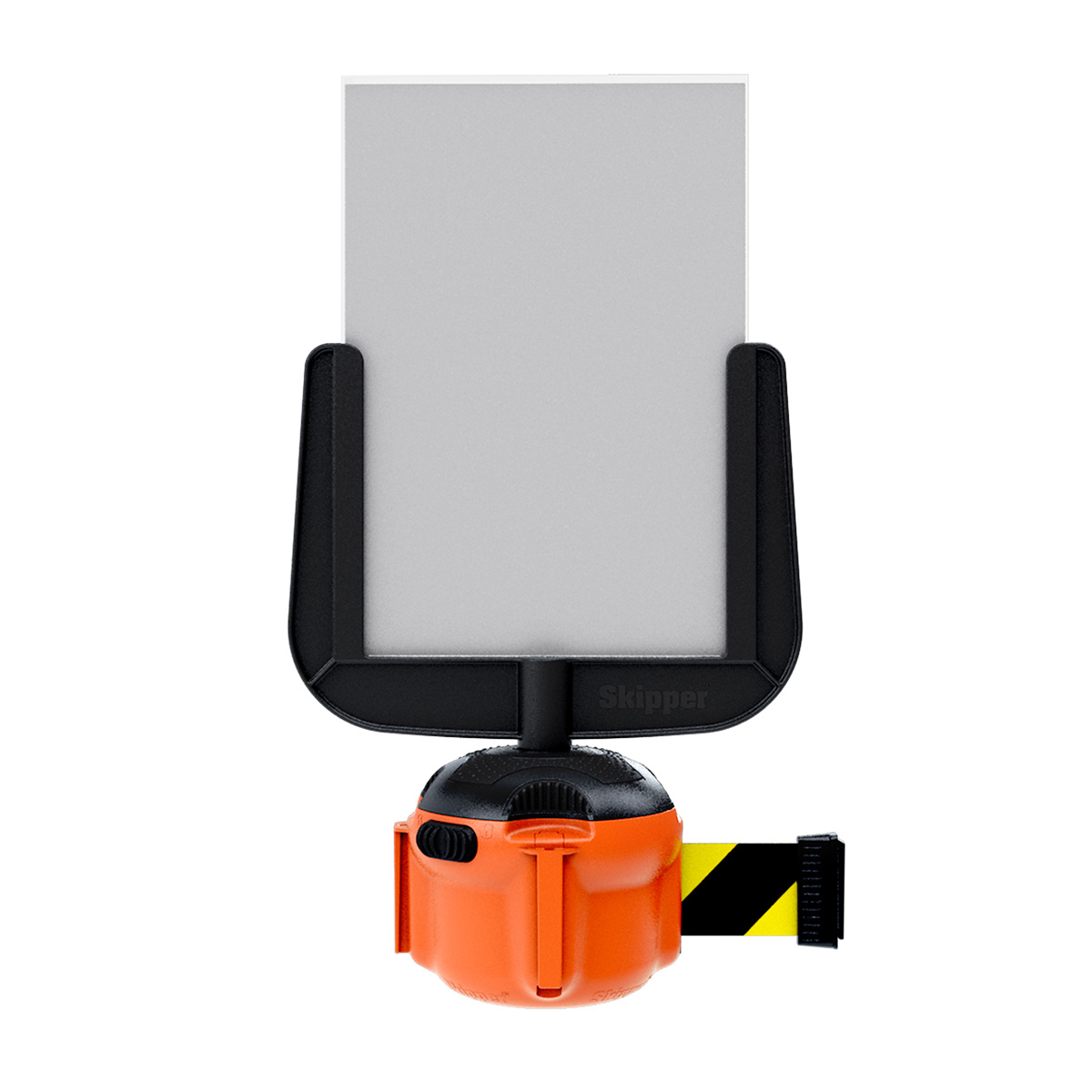 Skipper A4 Sign Holder Clips Directly onto the Top of The Skipper XS Barrier Case