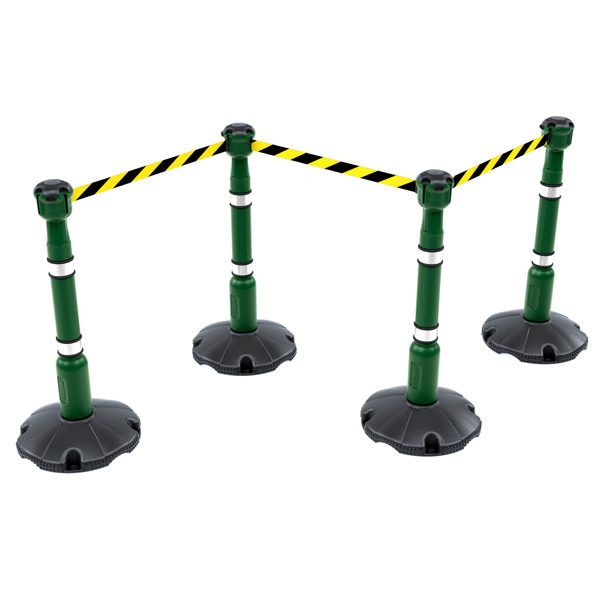 Skipper™ Portable Safety Barrier Kit 27m Is Durable And Built to Withstand The Rigours of Daily Work Environments 