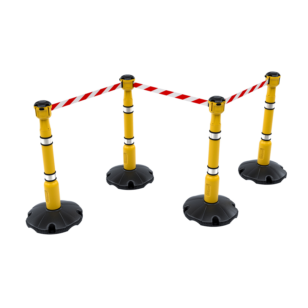 Skipper™ Portable Safety Barrier Kit 27m in Yellow 