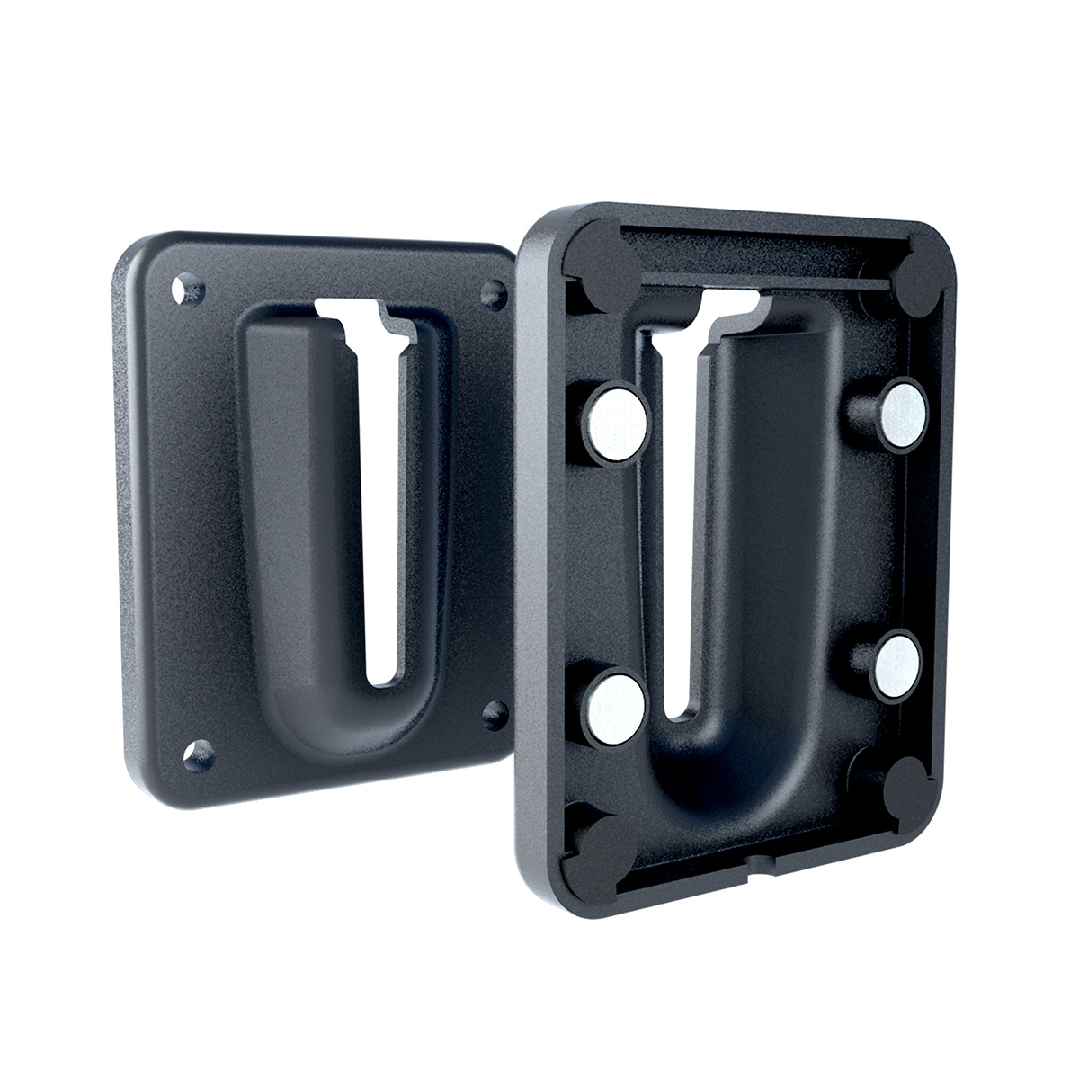 Skipper Magnetic Wall Receiver Clip Front And Back View