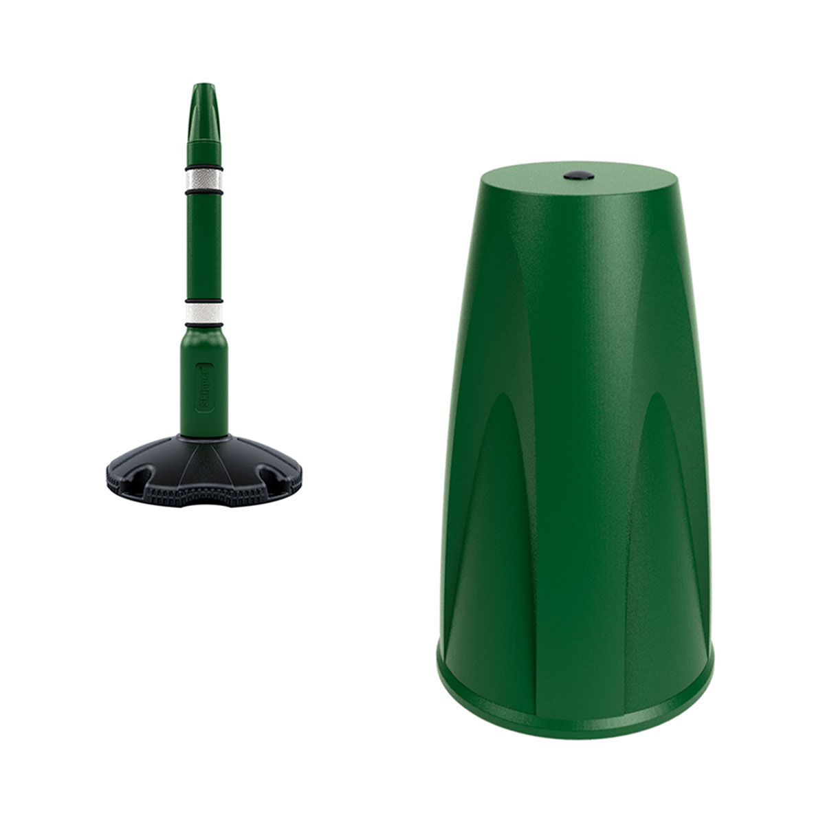 Skipper™ Safety Barriers Post Cap in Green