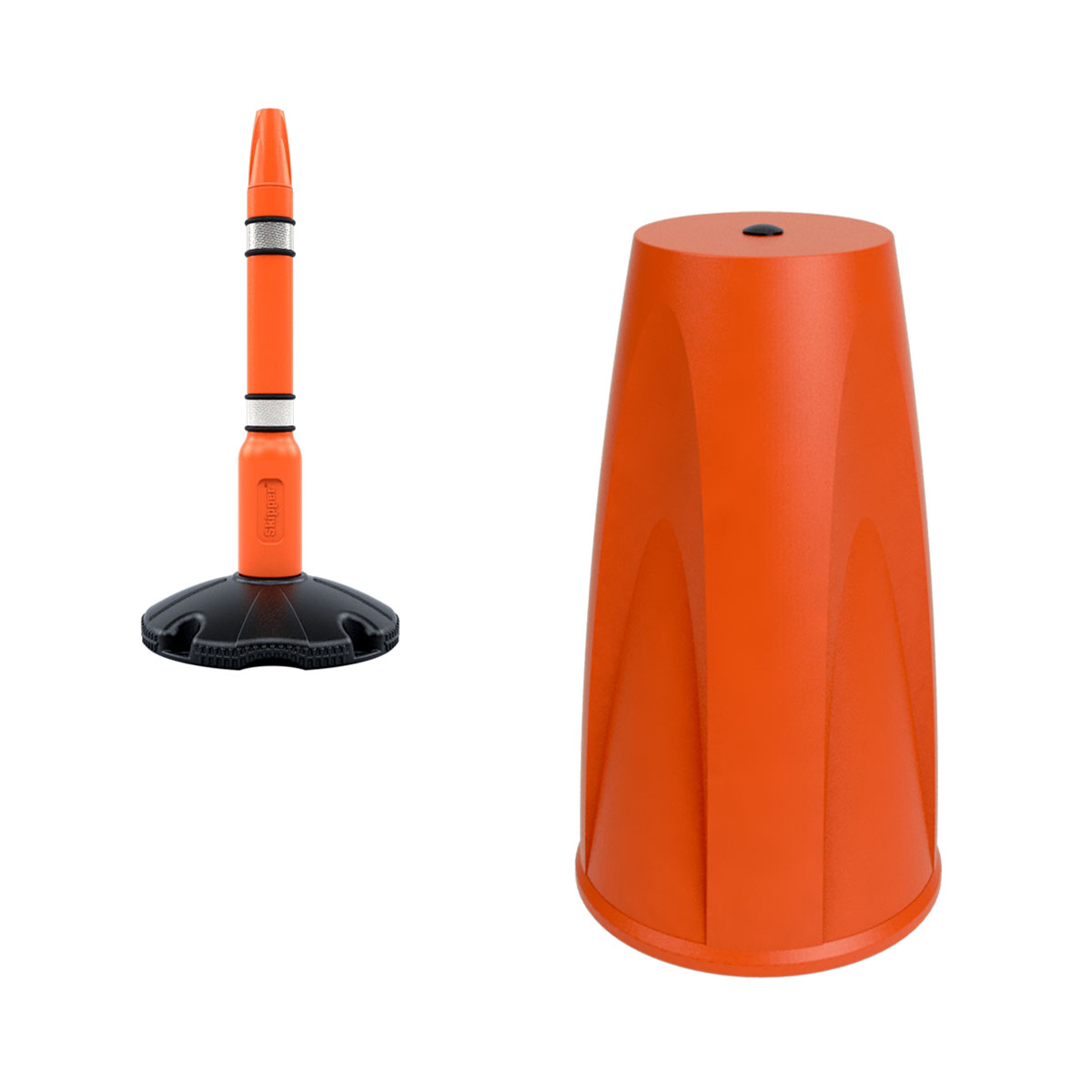 Skipper™ Safety Barriers Post Cap in Orange