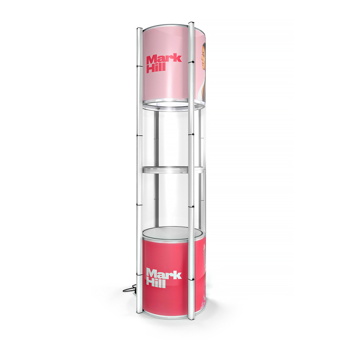 Spiral Twist Display Tower