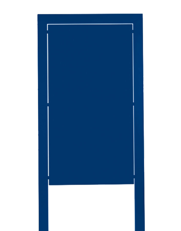 Post and Panel Sign Without Print