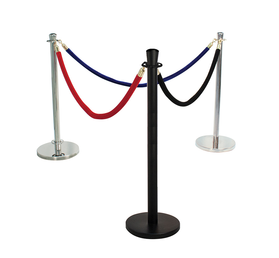 Standard Queue Barrier Rope Velvet VIP Ropes In Stock