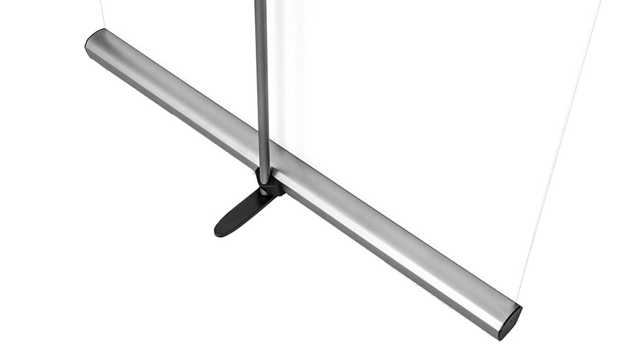 Lightweight T6 Aluminium Banner Cassette With Twist Out Foot For Stability