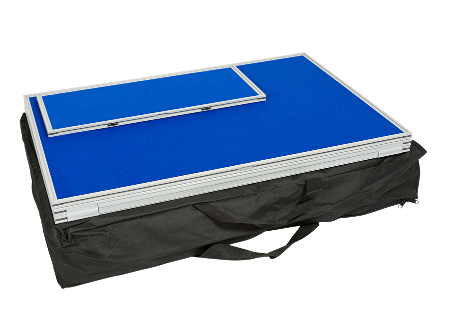 Senior Table Top Display Board folded down with carry bag