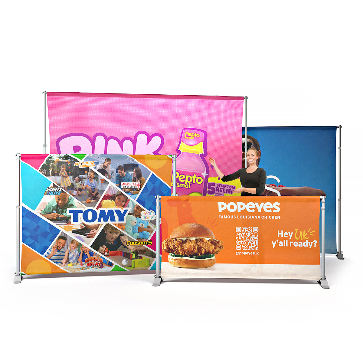 Tension Fabric Banner Stand Backdrop