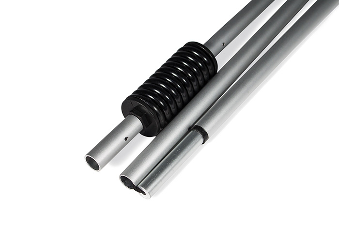 Three Part Bungee Pole for Increased Strength