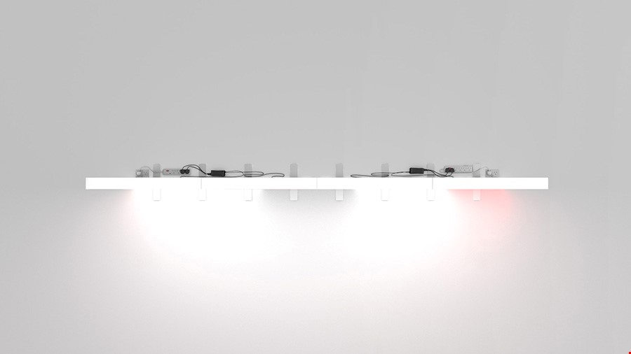 Top View Of iLLUMiGO™4m Wide LED Exhibition Stand
