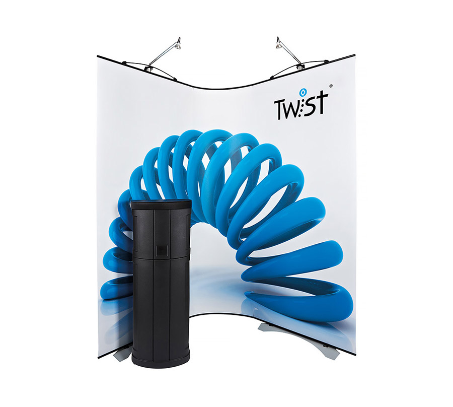 2 Twist Original Banners Linked with Twist Flexi-Link Kit