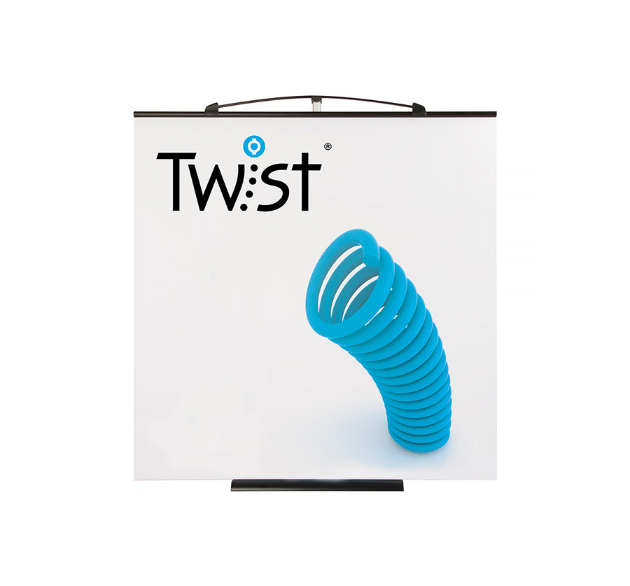 Twist Desktop Banner Stand