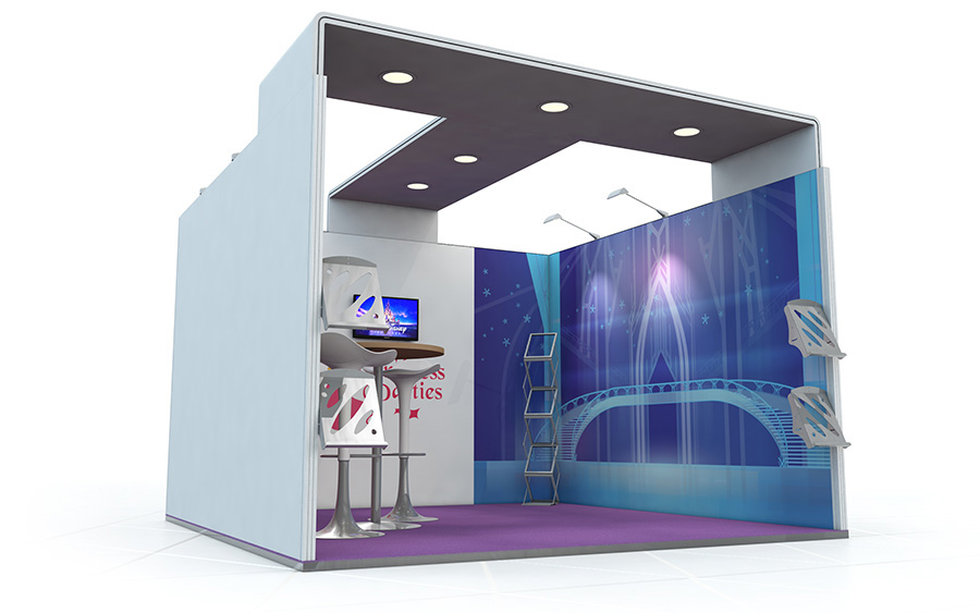 3m x 3m Linear Vector Exhibition Stand